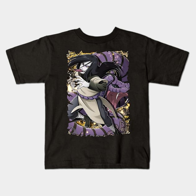 OROCHIMARU MERCH VTG Kids T-Shirt by Mie Ayam Herbal